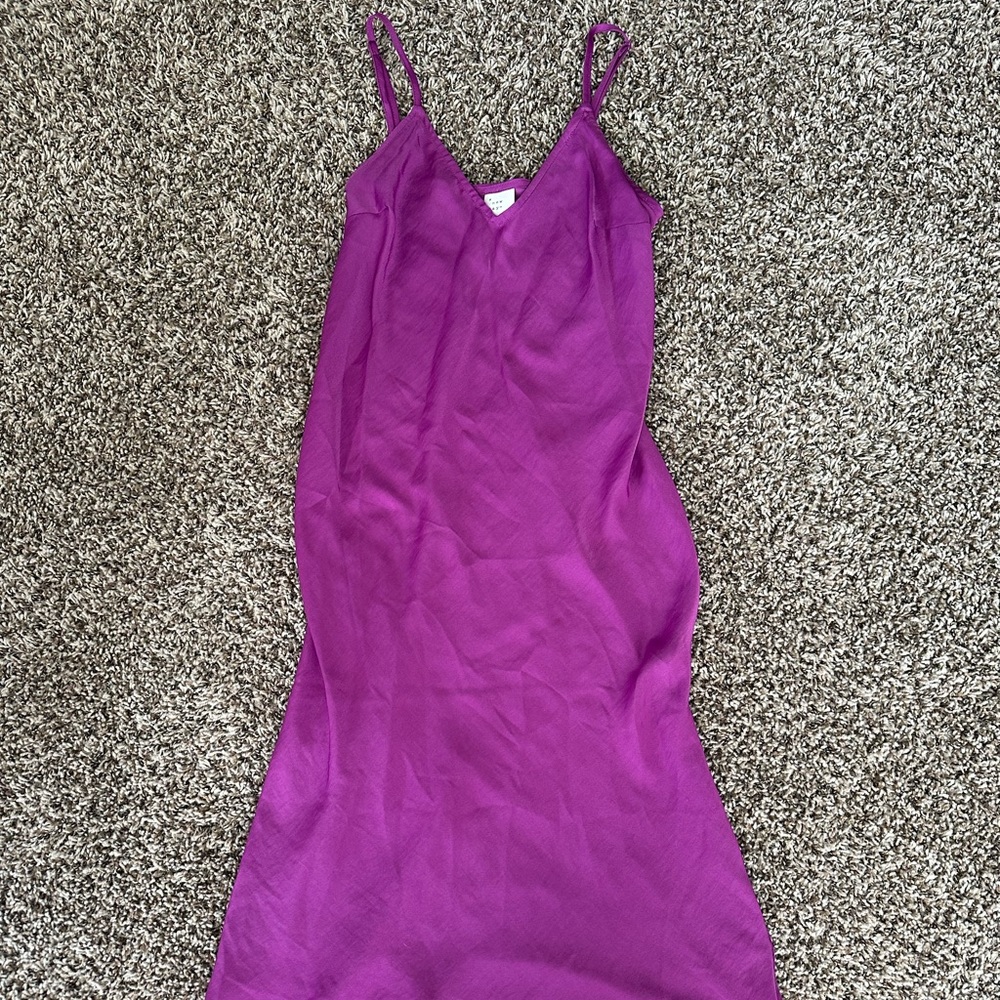 Target purple midi dress